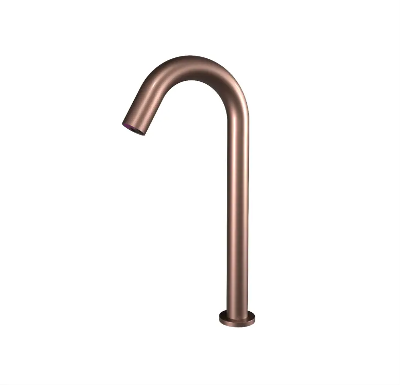 Deck mounted touchless tap India in rose gold by Askon Hygiene